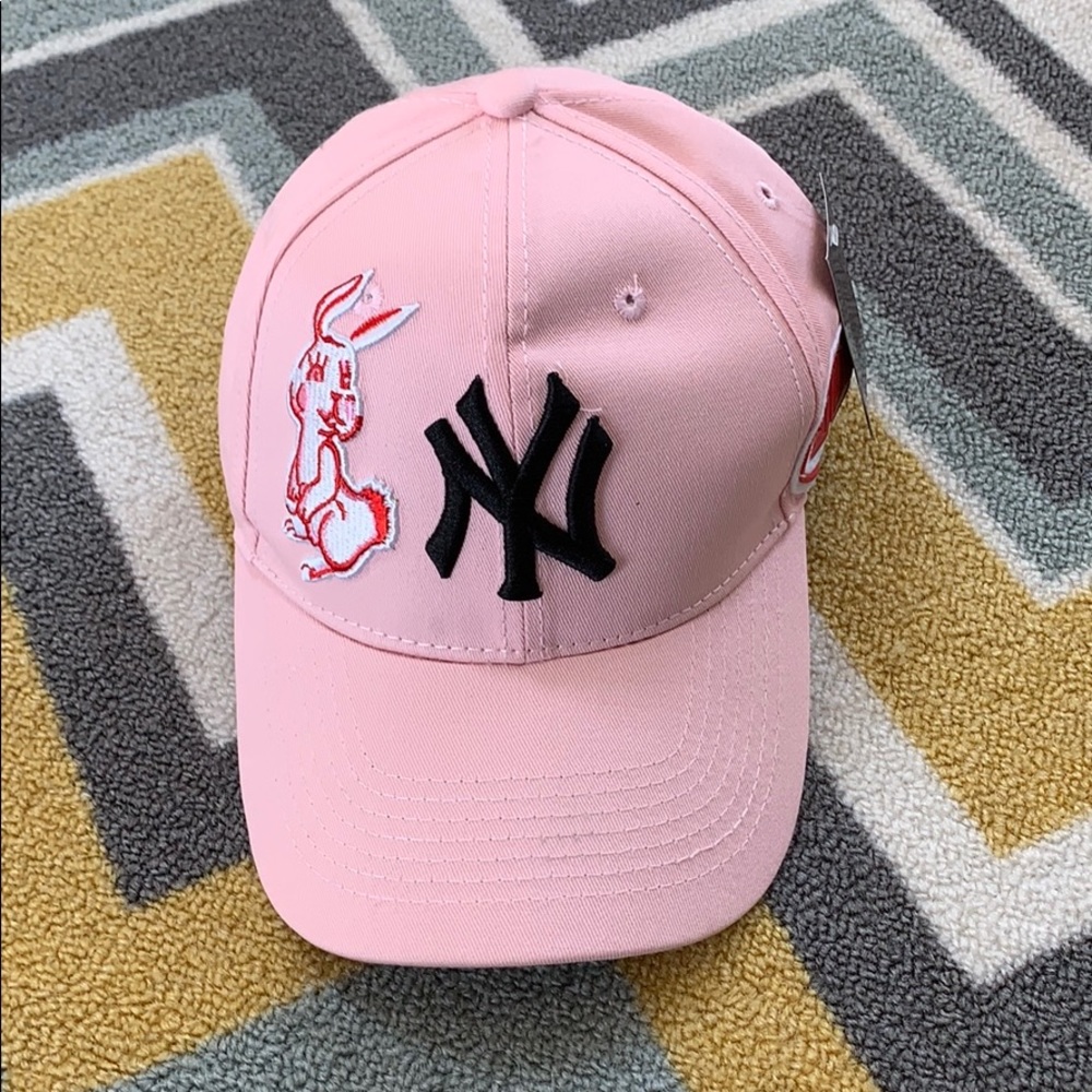 Pink New York Yankees Adjustable Hat